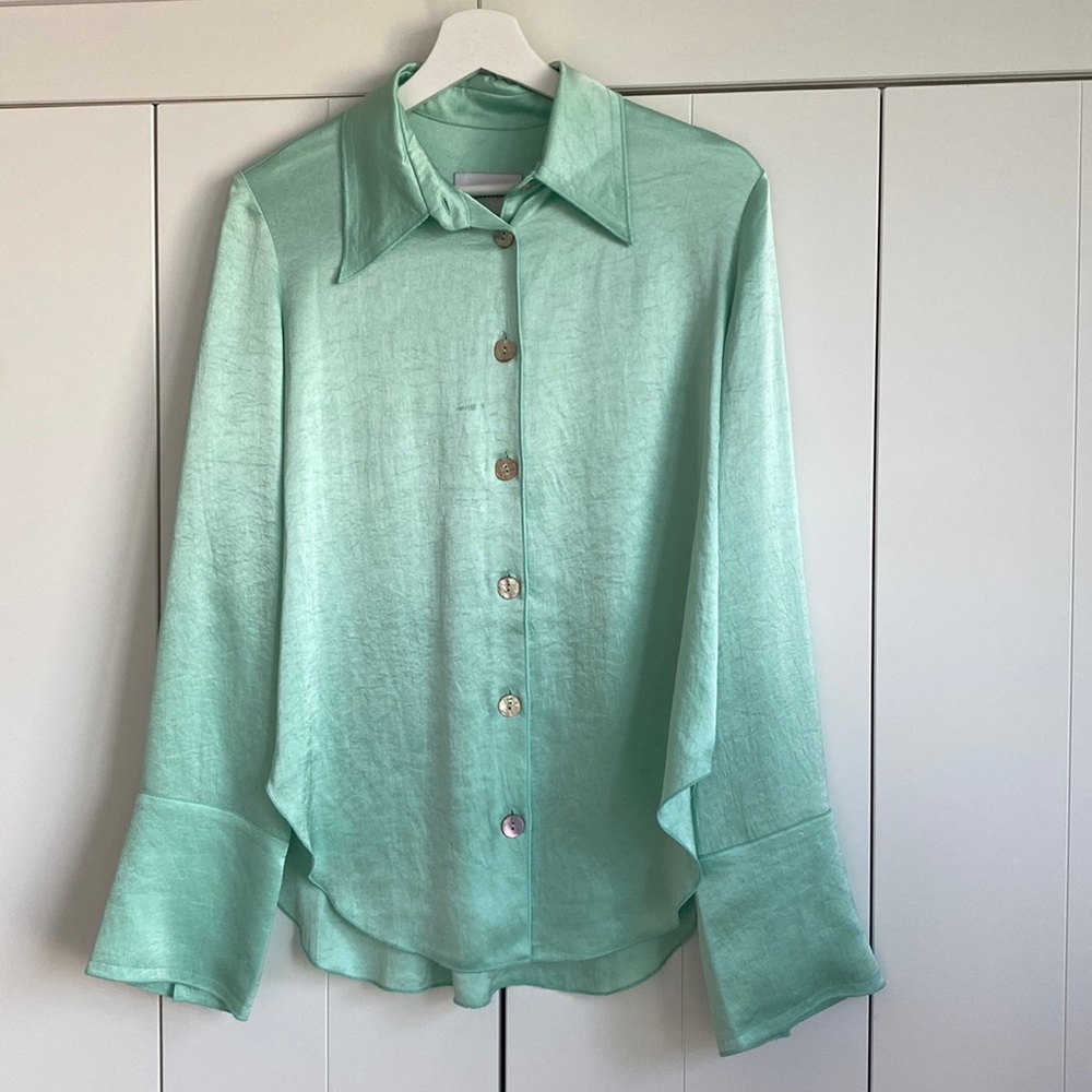 Blue shirt by Nanushka